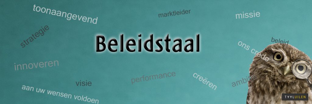 Beleidstaal