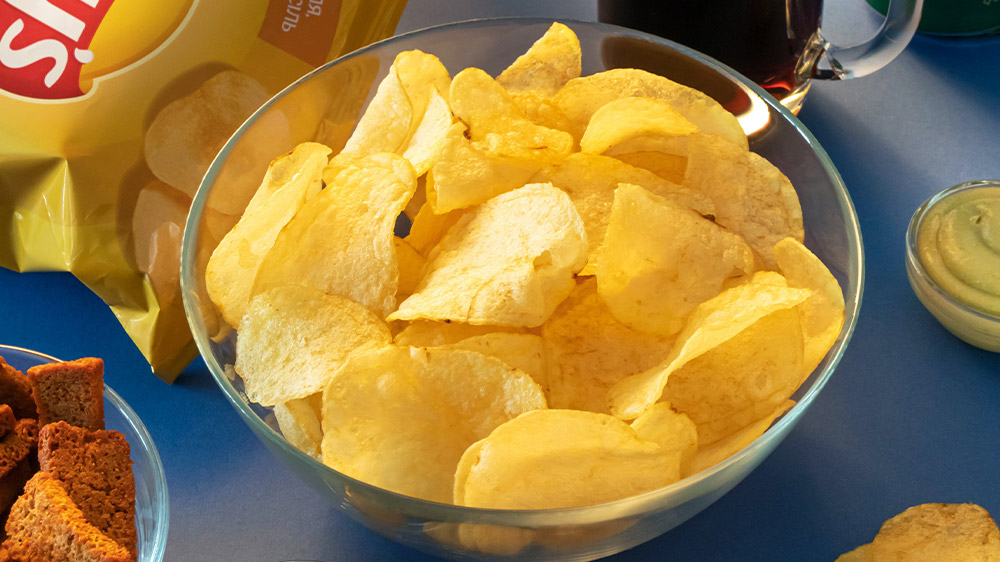 De hier heb jij de chips etc