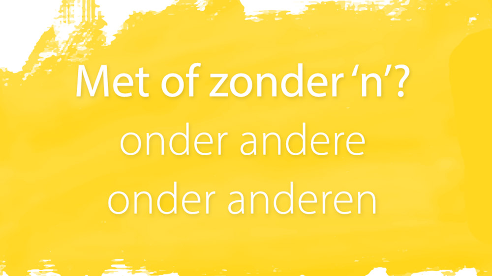 onder anderen