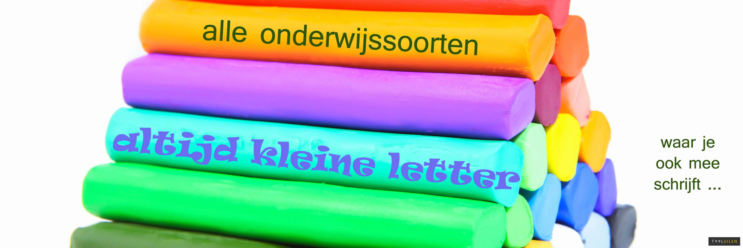 onderwijs kleine letter